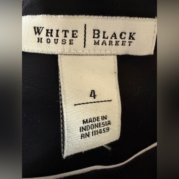 White House Black Market Women’s Tuxedo Vest Y2K Layering Festival - Picture 3 of 4